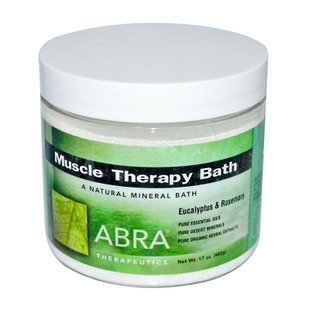 Abra Therapeutics, Muscle Therapy Bath, Eucalyptus & Rosemary, 17 oz (482 g) купить в Киеве и Украине