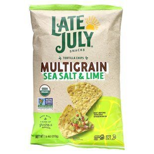 Late July, Multigrain Tortilla Chips, Sea Salt & Lime, 7.5 oz (212 g) купить в Киеве и Украине