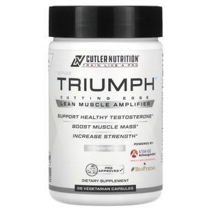 Cutler Nutrition, Triumph, Lean Muscle Amplifier, 56 Vegetarian Capsules
