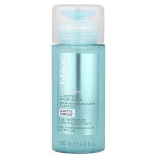 Bliss, Clear Genius&trade;, Clarifying Toner + Serum, 4.3 fl oz (130 ml)