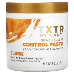 Cantu, TXTR By Cantu, Shine + Sculpt Control Paste, Sleek, 6 oz (173 g)