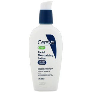 Нічний зволожуючий лосьйон для лиця, CeraVe, 89 мл