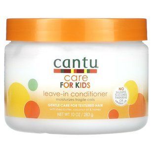 Cantu, Care For Kids, несмываемый кондиционер, бережный уход за текстурированными волосами, 10 унций (283 г) купить в Киеве и Украине
