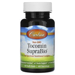 Токотрієноли вітаміну E Carlson (Tocomin SupraBio) 60 капсул