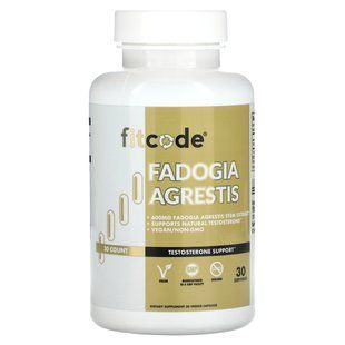 fitcode, Fadogia agrestis, 600 мг, 30 шт
