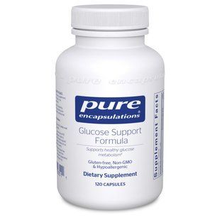 Витамины для поддержки глюкозы Pure Encapsulations (Glucose Support Formula) 120 капсул купить в Киеве и Украине