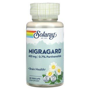 Solaray, MigraGard, 400 мг, 60 капсул VegCap