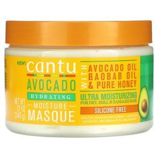 Cantu, Avocado Hydrating Hair Masque, 12 oz (340 g) купить в Киеве и Украине