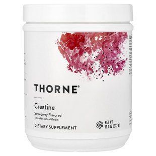 Thorne, креатин, клубника, 372 г (13,1 унции) купить в Киеве и Украине