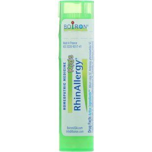 Для дітей, RhinAllergy, Boiron, 3 туби по 80 швидкорозчинних кульок