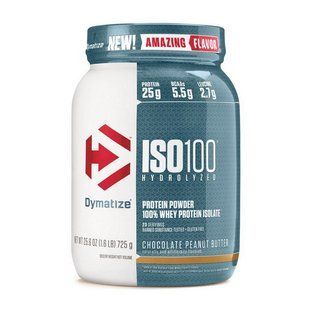 Dymatize, ISO 100, 725 g, smooth banana купить в Киеве и Украине