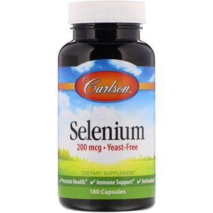 Селен Carlson Labs (Selenium) 200 мкг 180 капсул купить в Киеве и Украине