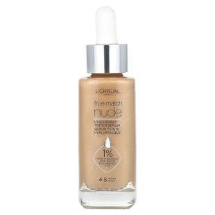 L'Or&eacute;al, True Match, Nude, Hyaluronic Tinted Serum, 4-5 Medium, 1 fl oz (30 ml) купить в Киеве и Украине