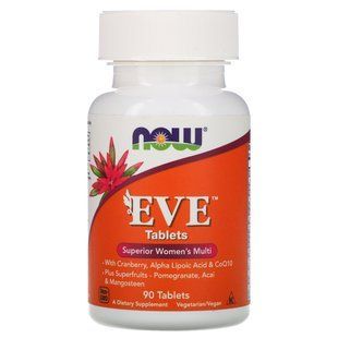 Женские мультивитамины ЭВЕ Now Foods (EVE Tablets) 90 таблеток купить в Киеве и Украине