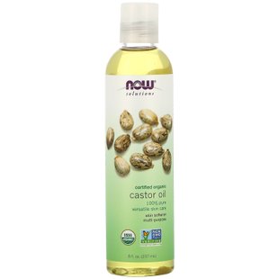 Касторовое масло Now Foods (Castor Oil Solutions) 237 мл купить в Киеве и Украине