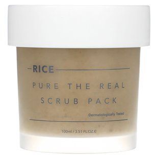 Thank You Farmer, Rice Pure The Real Scrub Pack , 3.51 fl oz (100 ml) купить в Киеве и Украине