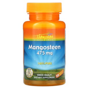 Мангостин Thompson (Mangosteen) 475 мг 30 капсул купить в Киеве и Украине