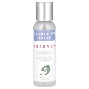 White Egret Personal Care, Magnesium Daily, Recover, 2 fl oz (59 ml) купить в Киеве и Украине