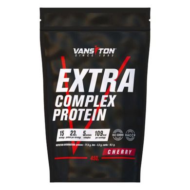 Протеїн Екстра смак вишні Vansiton (Protein Extra) 450 г