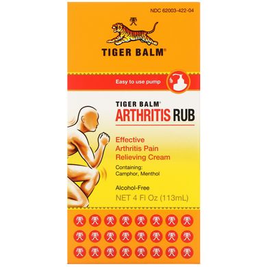 Харчова добавка для полегшення болю в суглобах Tiger Balm (Arthritis Rub) 113 мл