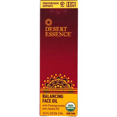 Масло для лица балансирующее Desert Essence (Face Oil) 28.3 мл купить в Киеве и Украине