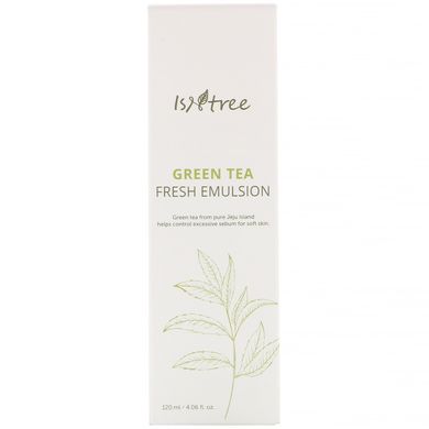 Свіжа емульсія, зелений чай, Tea Fresh Emulsion, Isntree, 120 мл