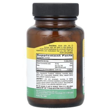 Витамин B12 Country Life (Methyl B12) 3000 мкг 120 леденцов со вкусом ягод купить в Киеве и Украине