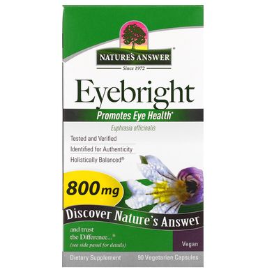 Очанка Nature's Answer (Eyebright) 800 мг 90 капсул купить в Киеве и Украине