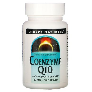Коензим Q10 Source Naturals (Co-enzyme Q10) 100 мг 60 капсул купить в Киеве и Украине