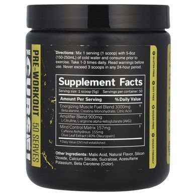 JNX Sports, Проклятие! Перед тренировкой, измельченный ананас, 250 г (8,8 унции)
