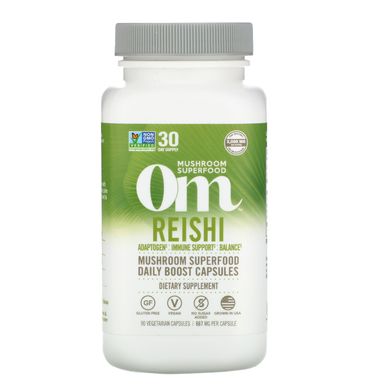 Рейша Organic Mushroom Nutrition (Reishi) 667 мг 90 вегетаріанських капсул