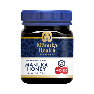 Манука мед, Manuka Honey, Manuka Health, MGO 400+, (250 г)
