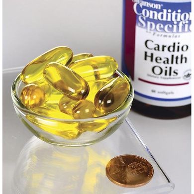 Кардіо олії для здоров'я, Cardio Health Oils, Swanson, 60 капсул