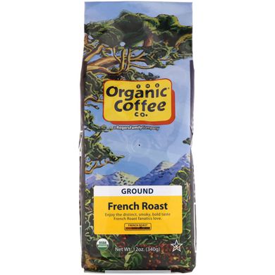 Кава французького обсмаження Organic Coffee Co. 340 г