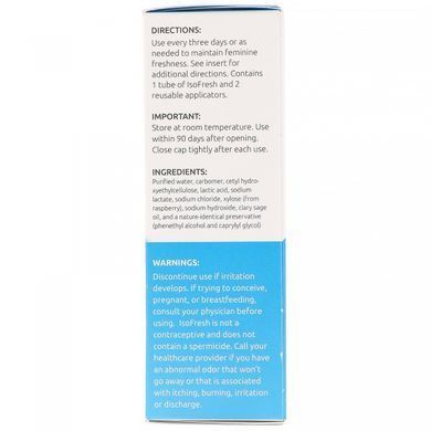 Балансуючий гель для інтимної гігієни для жінок, Iso Fresh Balancing Gel Stops Feminine Odor, Unscented, Fairhaven Health, 28 г