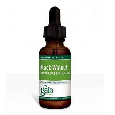 Чорний горіх Gaia Herbs (Black Walnut) 30 мл