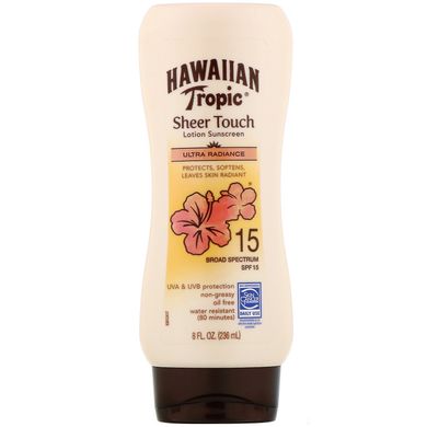 Сонцезахисний лосьйон SPF15 Hawaiian Tropic (Sheer Touch Ultra Radiance) 236 мл