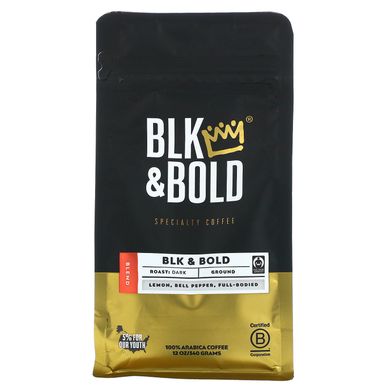 BLK & Bold, Specialty Coffee, молотый, средний, BLK & Bold, 12 унций (340 г) купить в Киеве и Украине