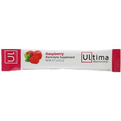 Электролиты вкус малины Ultima Replenisher (Electrolyte Supplemen) 20 пакетов по 3.2 г купить в Киеве и Украине