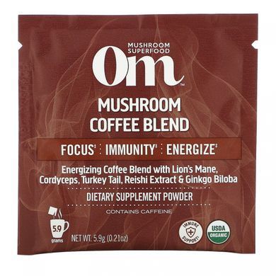 Mix of mushroom coffee, 10 packets of 0.21 oz (5.9 g) each