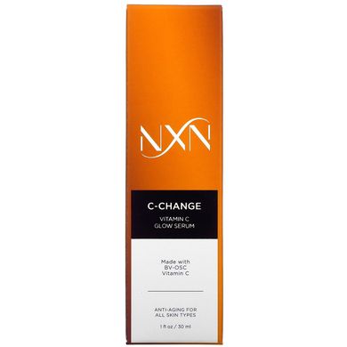 NXN, Nurture by Nature, C-Change, сяюча сироватка з вітаміном C, 1 рідка унція (30 мл)