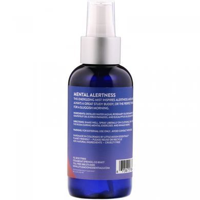 Clear Mind, Mental Alertness and Energizing Mist, Little Moon Essentials, 118 ml.