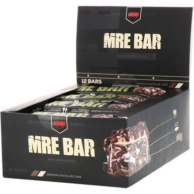 MRE Bar, немецкий шоколадный торт, MRE Bar, German Chocolate Cake, Redcon1, 12 батончиков по 67 г купить в Киеве и Украине