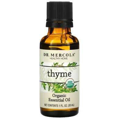 Масло чебрецю ефірне органік Dr. Mercola (Thyme Essential Oil) 30 мл
