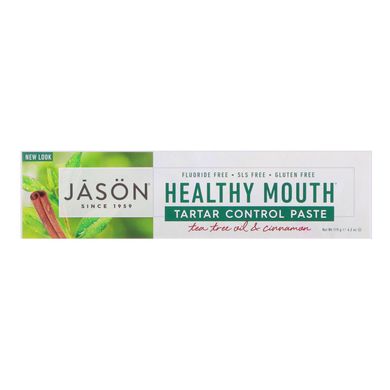 Зубна паста з корицею і чайним деревом Jason Natural (Toothpaste) 119 г