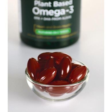 Plant Based Omeгa-3, Swanson, 300 мг, 120 капсул купить в Киеве и Украине