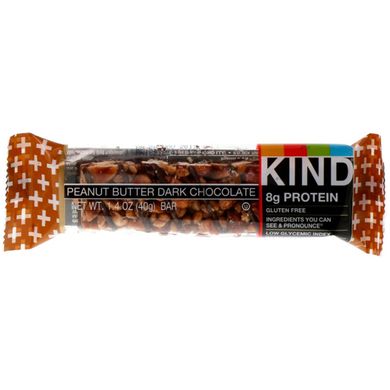 Батончики з арахісовим маслом темним шоколадом і протеїном KIND Bars (Plus Fruit & Nut Bars) 12 бат.