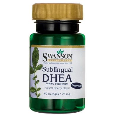 Під'язиковий ДГЕА (без цукру), Sublingual DHEA (Sugar-Free), Swanson, 25 мг
