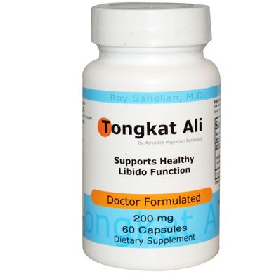 Тонгкат Алі (чоловіче здоров'я), Advance Physician Formulas, 200 мг 60 капсул