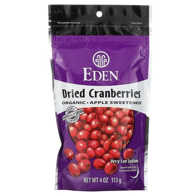 Сушена журавлина органік Eden Foods (Dried Cranberries) 113 г